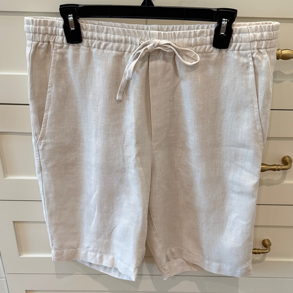 Velvet Bone Drawstring Shorts